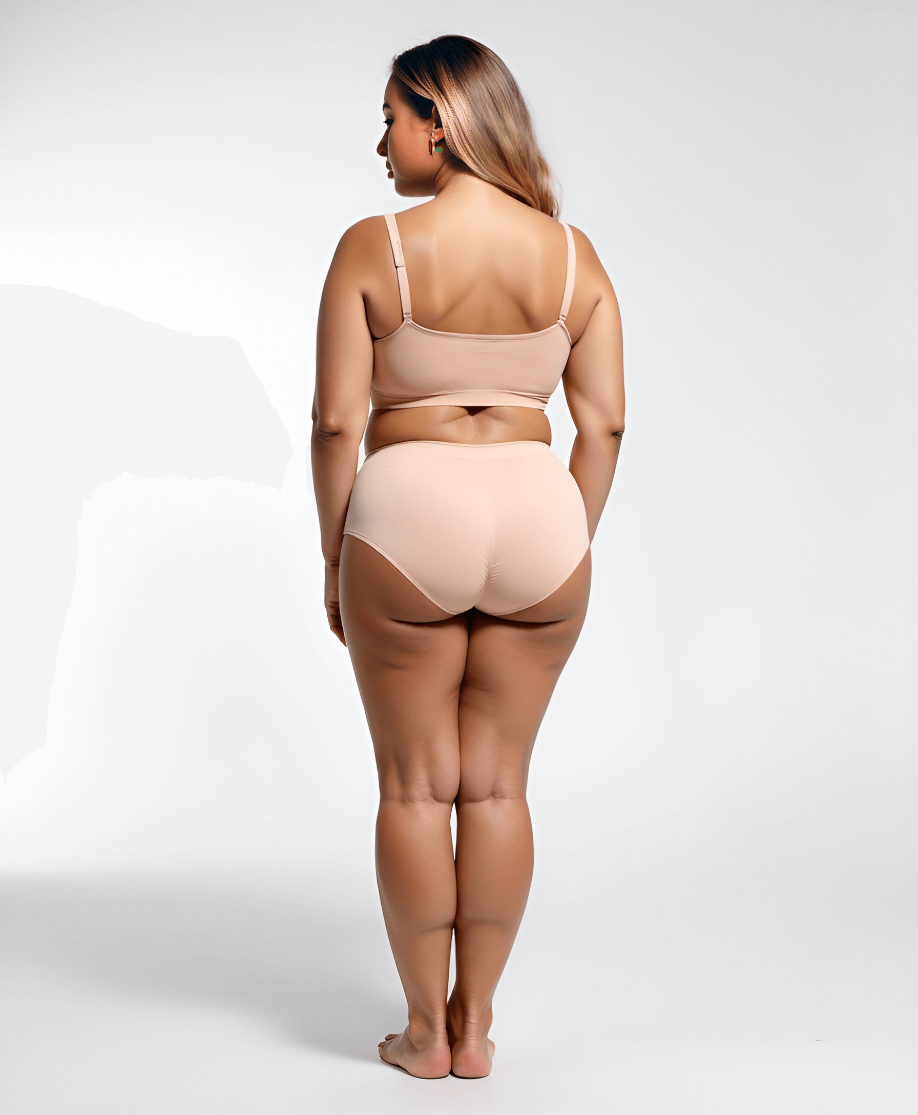 Smooth seamless comfort bra without underwire